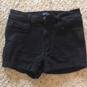 Black hollister Jean shorts